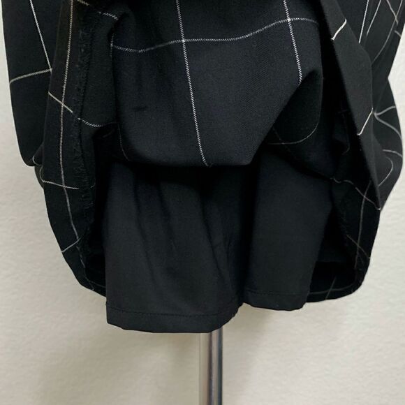 Lauren Ralph Lauren Windowpane Plaid Leather Trim Sheath Dress - Picture 10 of 13